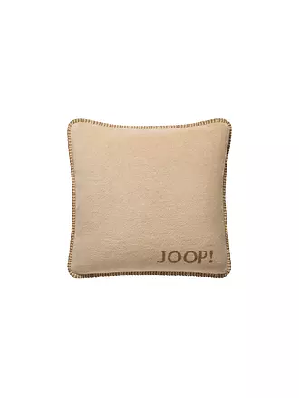 JOOP | Kissenhülle "Uni Doubleface" 50x50cm (Ash-Anthrazit) | braun